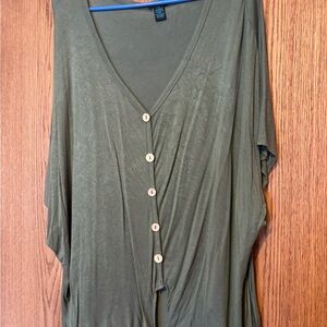 Rue21 Sage Button-Down Women's Top